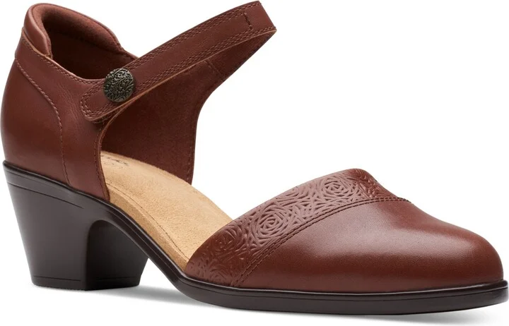 Clarks Women's Emily 2 Ketra Ankle-Strap Pumps