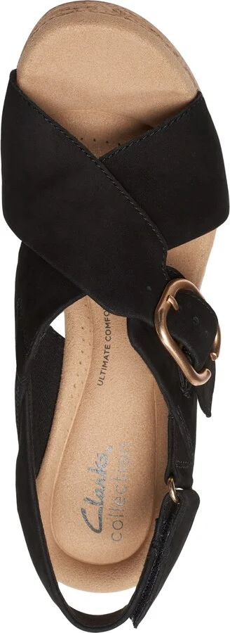 Clarks Women's Giselle Dove Wedge Sandals - Image 9