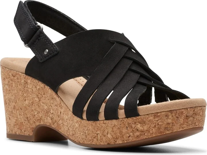 Clarks Women's Giselle Ivy Wedge Sandal