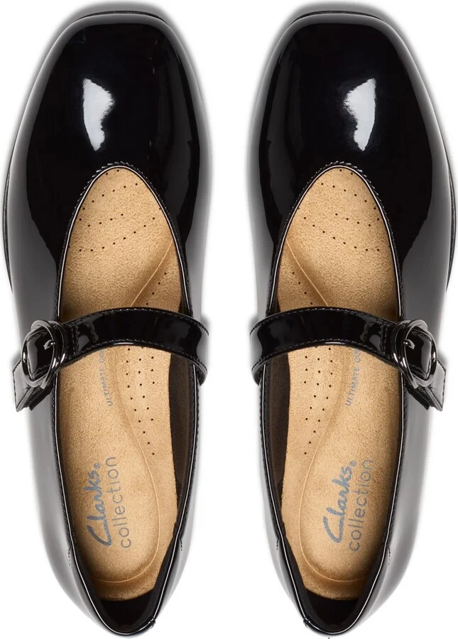 Clarks Women's Jazmynn Iris Square Toe Mary Jane Flats - Image 8
