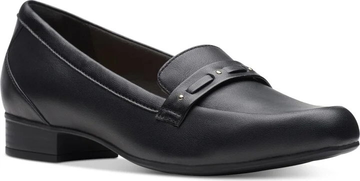 Clarks Women's Juliet Bay Woven-Strap Loafer Flats