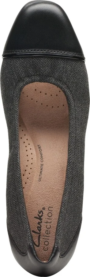 Clarks Women's Juliet Step Slip-On Cap-Toe Flats - Image 5