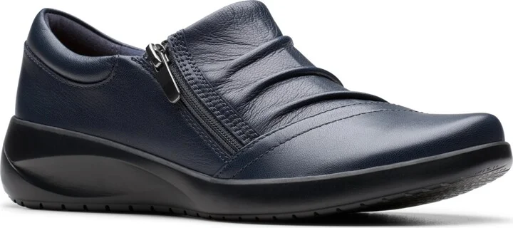 Navy Leather