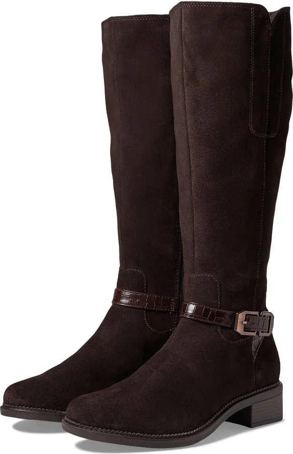 Dark Brown Suede