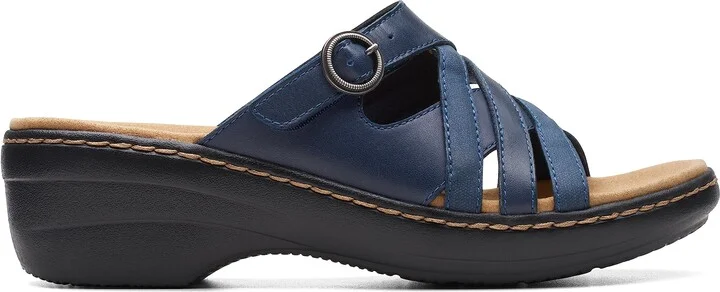 Navy Leather