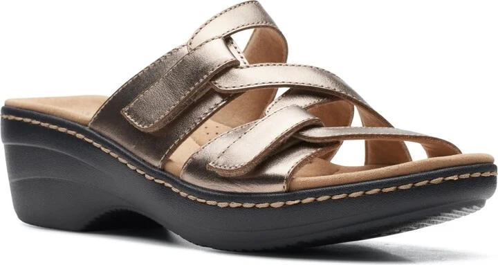 Clarks Women's Merliah Karli Slip-on Strappy Sandals