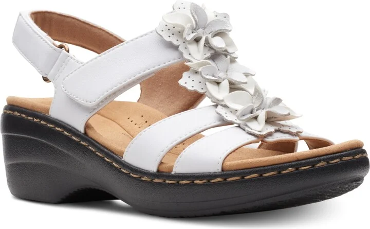 Clarks Women's Merliah Sheryl Embellished Slingback Sandals