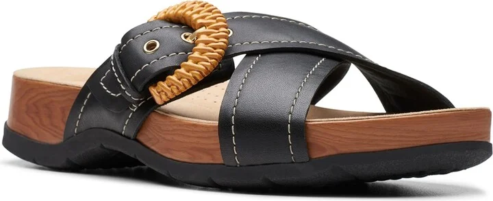 Clarks Women's Reileigh Bay Slide Sandal