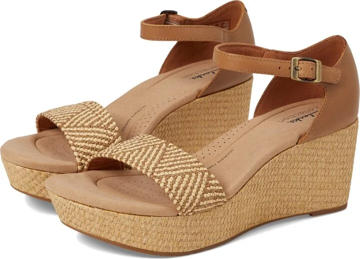 Clarks Women's Rose Ease Wedge Sandal