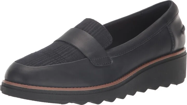 Navy Combi Leather