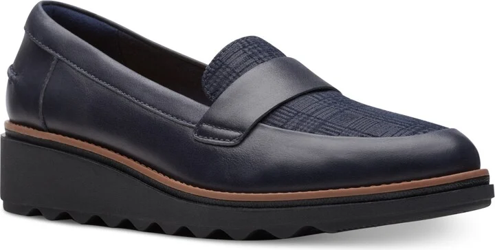 Navy Leather