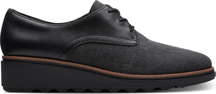 Clarks Women's Sharon Rae Lace-Up Wedge Shoes - Image 2