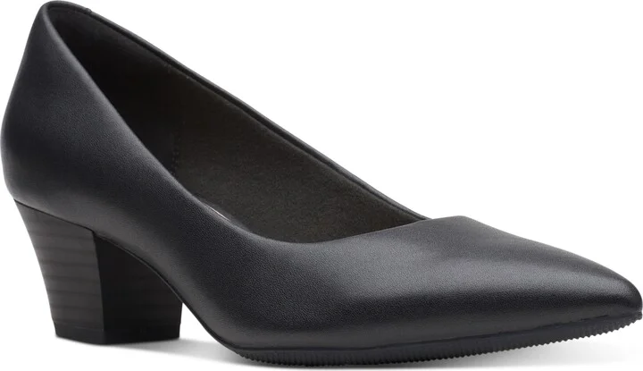 Clarks Women's Teresa Step Block-Heel Comfort Pumps