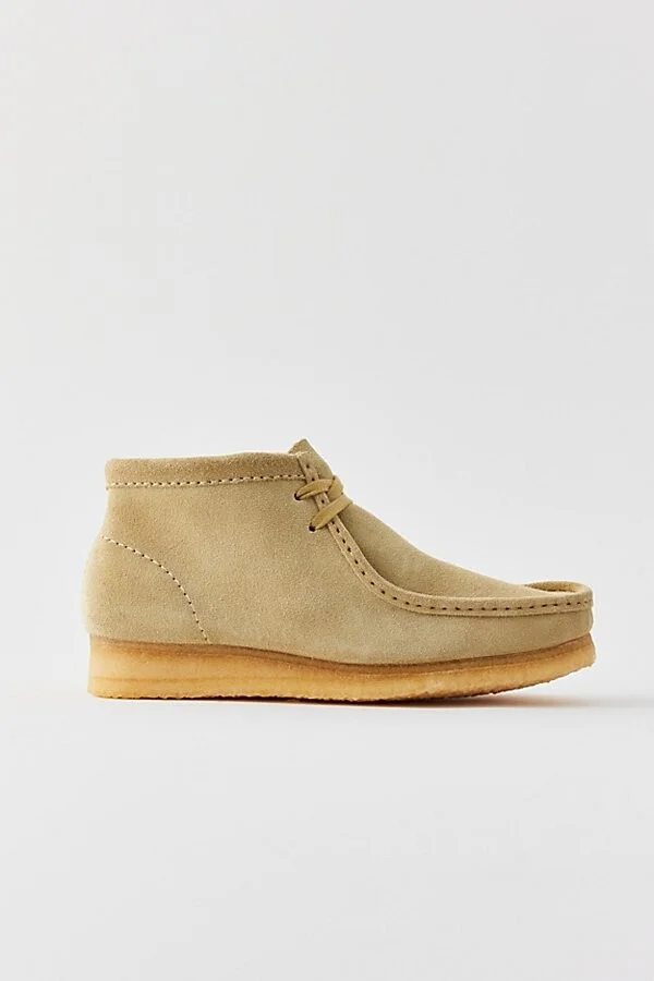 Clarks Women's Wallabee Boot in Maple Suede - Image 3