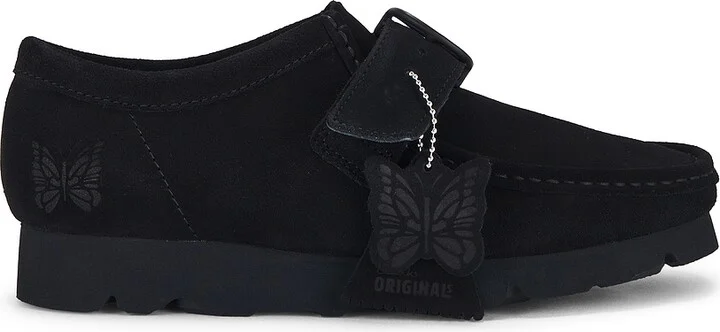 Clarks x Needles Wallastrap Lo Shoes in Black