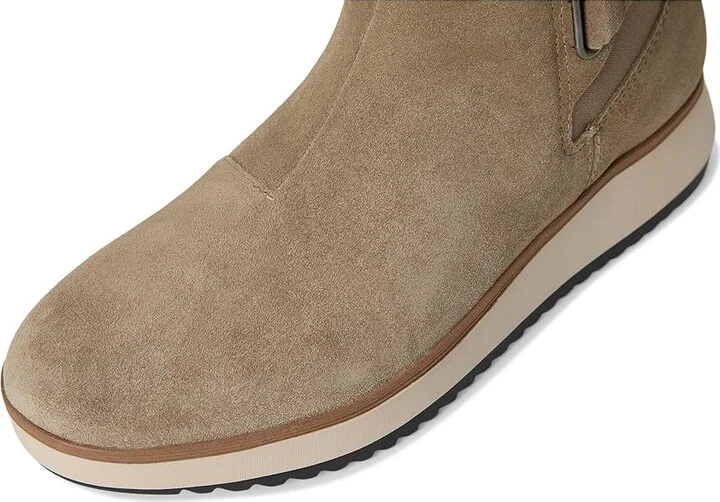 Clarks Zylah Faye Women's Boots Dark Taupe Suede : 7 D - Wide, Leather/Mesh/Polyester - Image 2