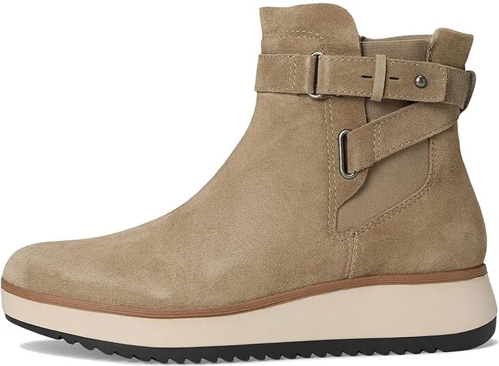 Clarks Zylah Faye Women's Boots Dark Taupe Suede : 7 D - Wide, Leather/Mesh/Polyester - Image 6