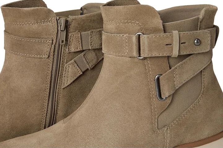 Clarks Zylah Faye Women's Boots Dark Taupe Suede : 7 D - Wide, Leather/Mesh/Polyester - Image 7