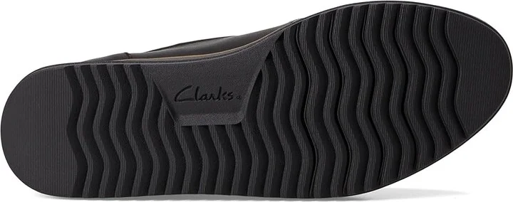 Clarks Zylah May Women's Flat Shoes Black Combi Textile Leather : 9.5 B - Medium - Image 3