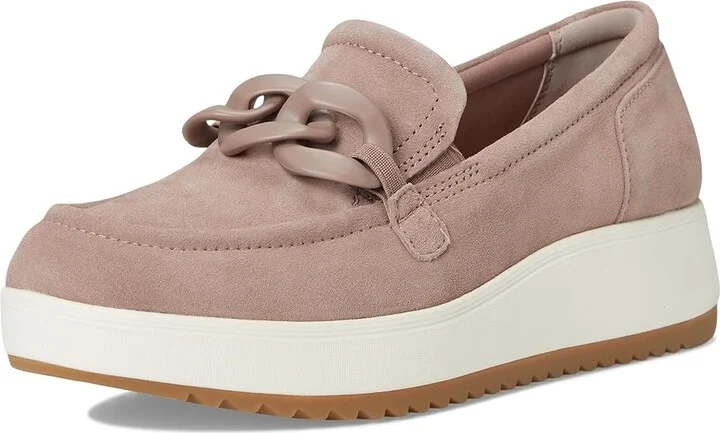Clarks Zylah May Women's Flat Shoes Mauve Suede : 8.5 B - Medium, Leather - Image 5