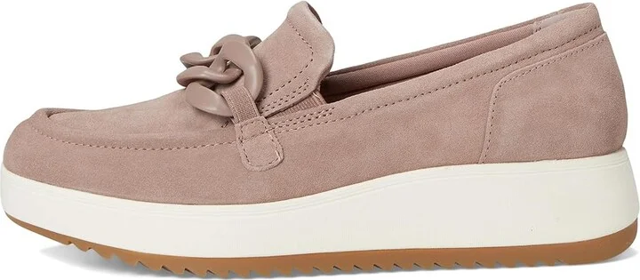 Clarks Zylah May Women's Flat Shoes Mauve Suede : 8.5 B - Medium, Leather - Image 6