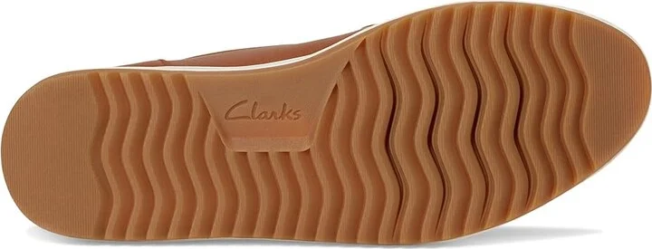 Clarks Zylah May Women's Flat Shoes Tan Leather : 5.5 B - Medium - Image 3