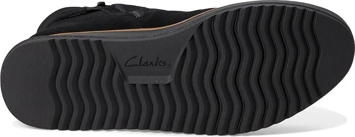 Clarks Zylah Rose Women's Boots Black Suede : 8.5 D - Wide - Image 3
