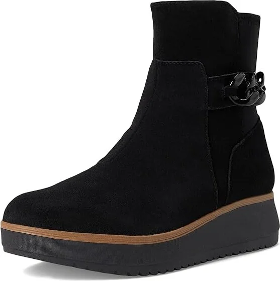 Clarks Zylah Rose Women's Boots Black Suede : 8.5 D - Wide - Image 5