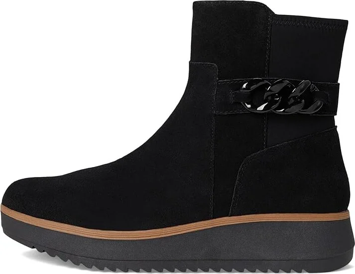 Clarks Zylah Rose Women's Boots Black Suede : 8.5 D - Wide - Image 6