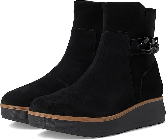 Clarks Zylah Rose Women's Boots Black Suede : 8.5 D - Wide