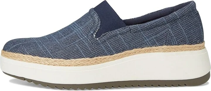 Clarks Zylah Sky Women's Flat Shoes Denim Textile : 7.5 D - Wide, Rubber - Image 6