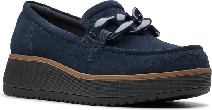Navy Suede