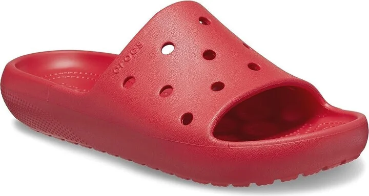Classic 209401-6WC Sandals Unisex M10-W12 Red Open Toe Slip On Slide UPS68