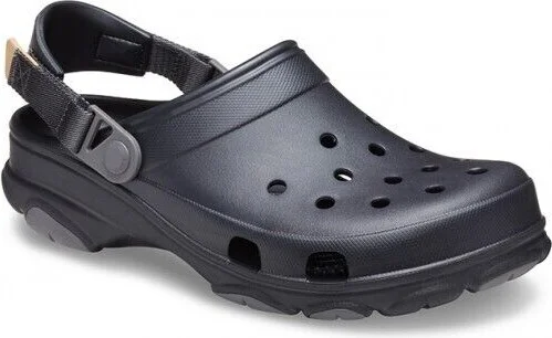 Classic All Terrain Clog 206340-001 Unisex Black Croslite Adjustable Strap