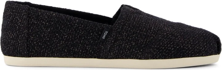 Classic Alpargata Black Sparkle Knit