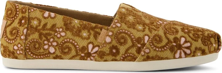 Classic Alpargata Golden Honey Floral Brocade