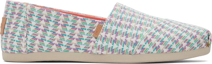 Classic Alpargata Multi Color Triangle Woven