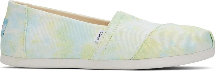 Classic Alpargata Neon Yellow Lime Tie-Dye