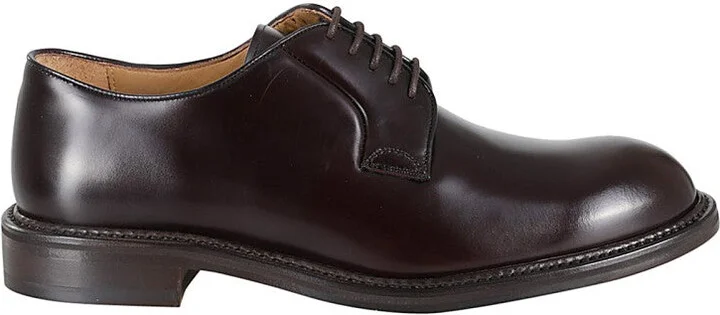 Classic Brown Laced Derby Shoe