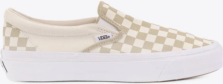 Classic Checkerboard Slip-On Sneakers