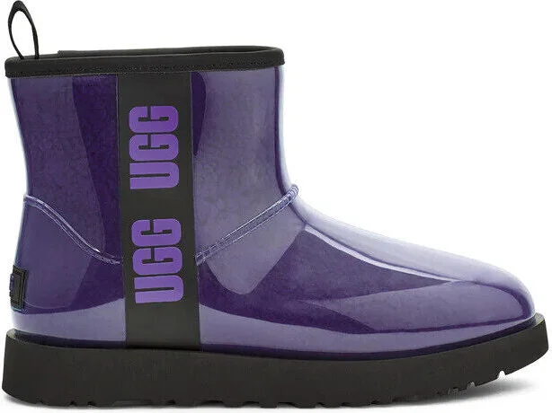 Classic Clear Mini 1113190 Boots Women's Violet Night Slip-On Waterproof