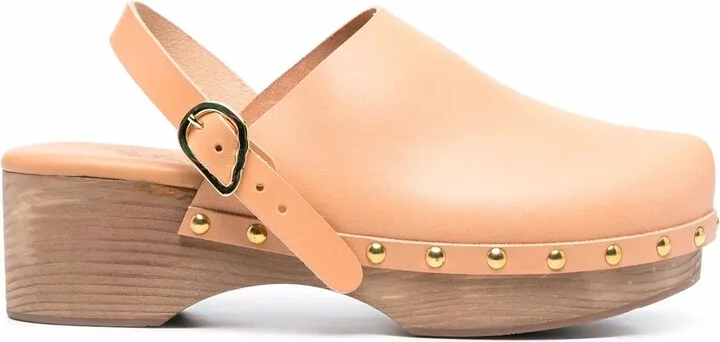 Classic Closed 70mm leather clogs