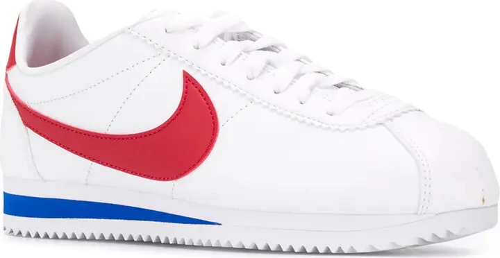 Classic Cortez "White/Varsity Red" leather sneakers - Image 2