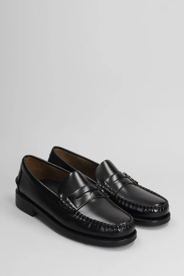 Classic Dan Loafers In Black Leather - Image 2