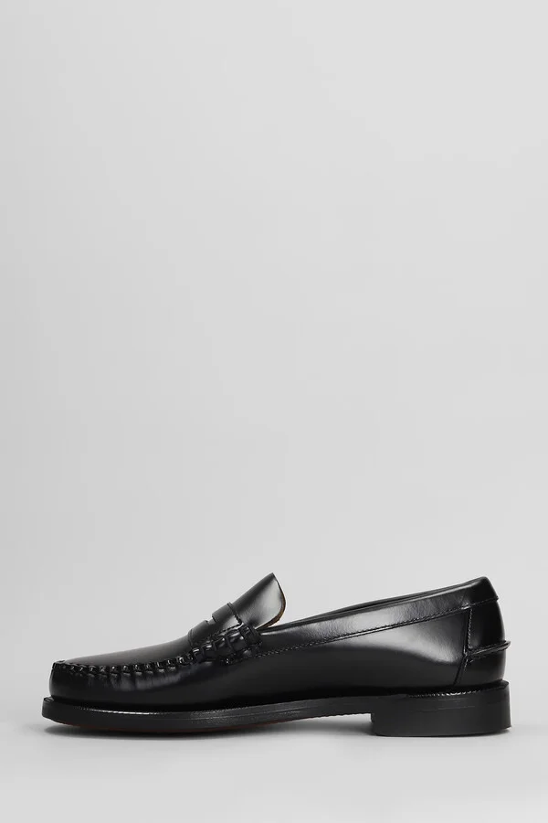 Classic Dan Loafers In Black Leather - Image 3