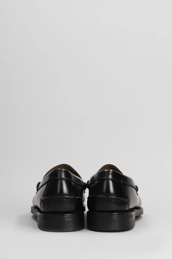 Classic Dan Loafers In Black Leather - Image 4
