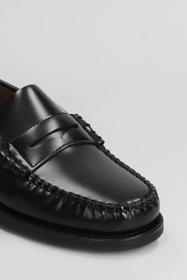 Classic Dan Loafers In Black Leather - Image 5