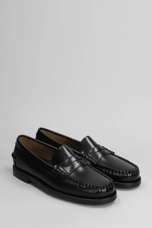 Classic Dan Loafers In Black Leather - Image 2
