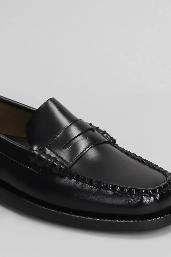 Classic Dan Loafers In Black Leather - Image 5