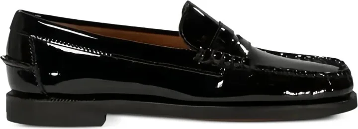 Classic Dan patent leather penny loafers